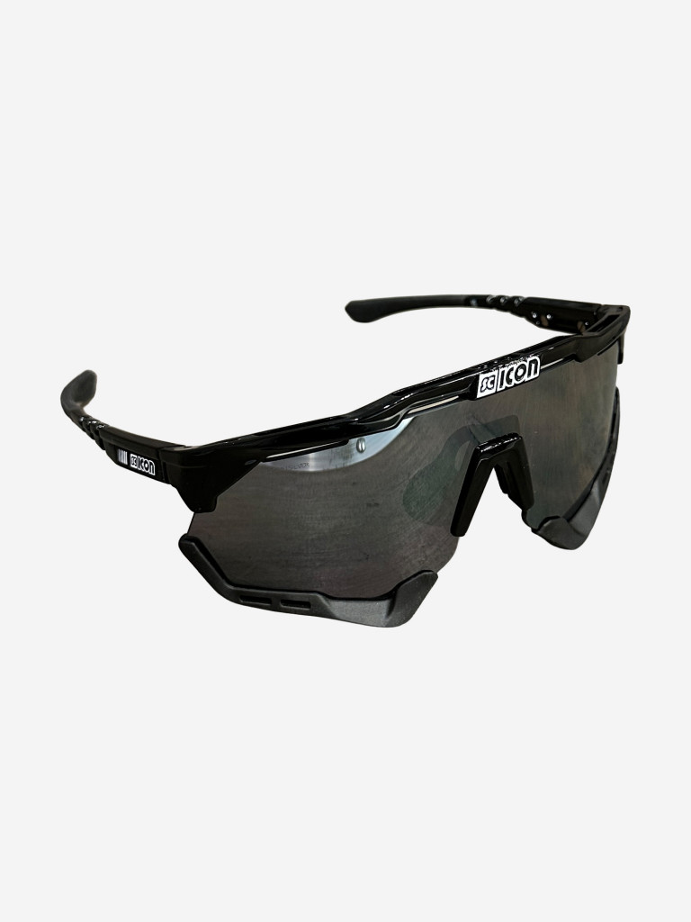 Очки спортивные Scicon AeroShade XL оправа Black Gloss линза SCNPP Multimirror Silver