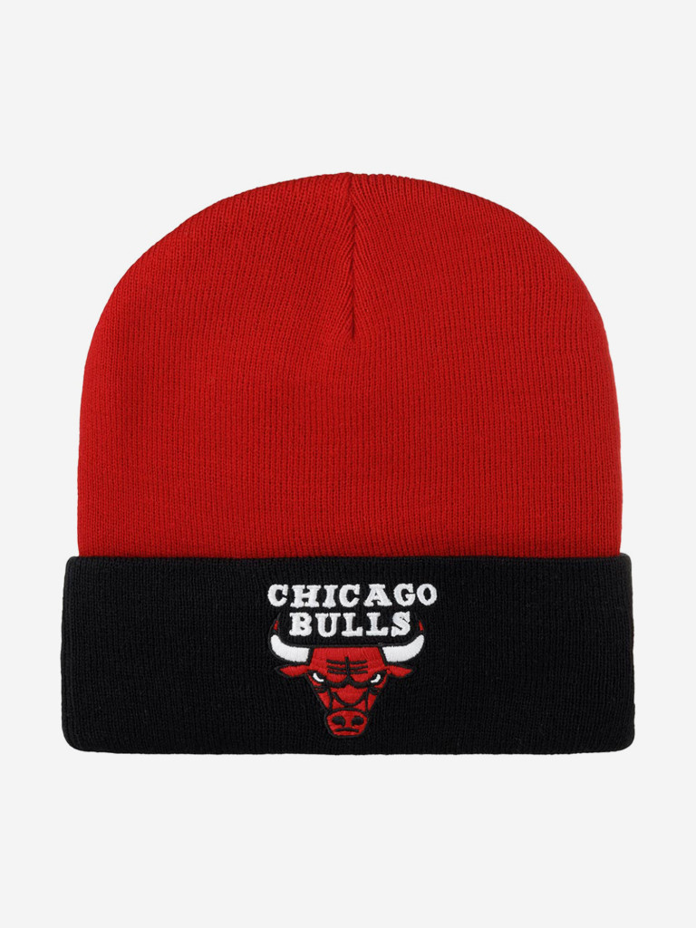 Шапка с отворотом MITCHELL NESS MN-NBA-EU174-CHIBUL-RED Chicago Bulls NBA (красный)