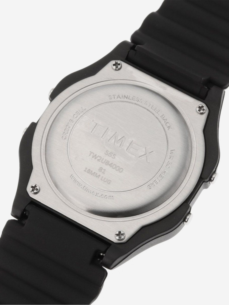 Спортивные часы TIMEX TW2U84000, Электронные, 34 мм, с подсветкой Indiglo