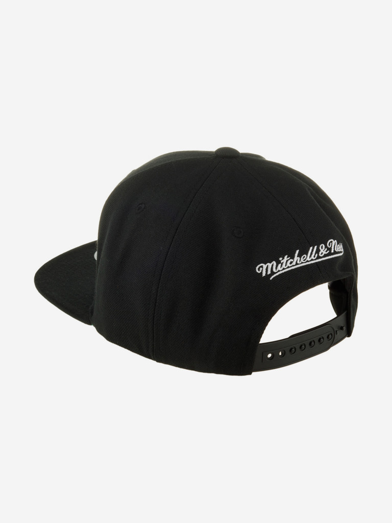 Бейсболка с прямым козырьком MITCHELL NESS HHSS6743-PPEYYPPPBLCK Pittsburgh Penguins NHL (черный)