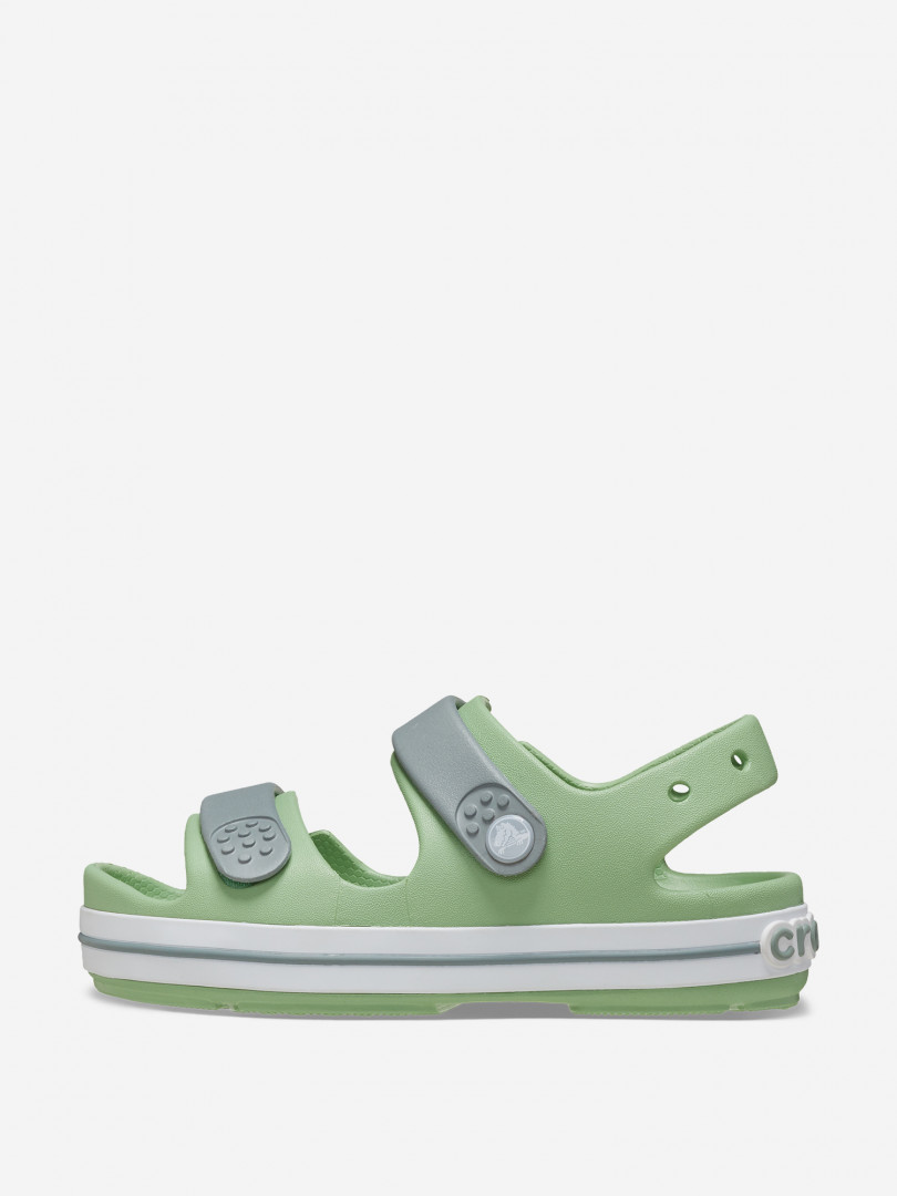 фото Сандалии детские crocs crocband cruiser sandal k, зеленый