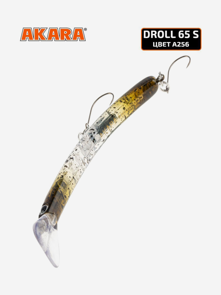 Воблер Akara Droll 65S минноу тонущий на форель 3,7гр A256
