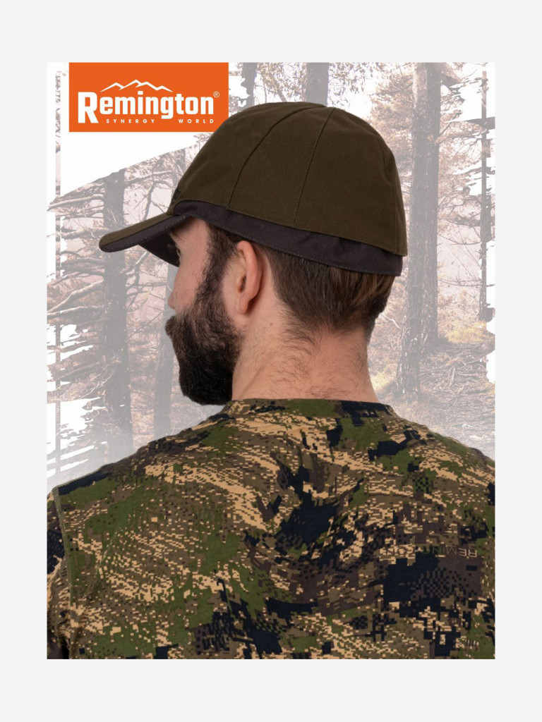 Бейсболка двусторонняя Remington Signal green/orange