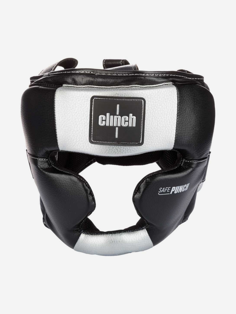 Шлем боксерский Clinch Punch 2.0 Full Face черно-серебристый