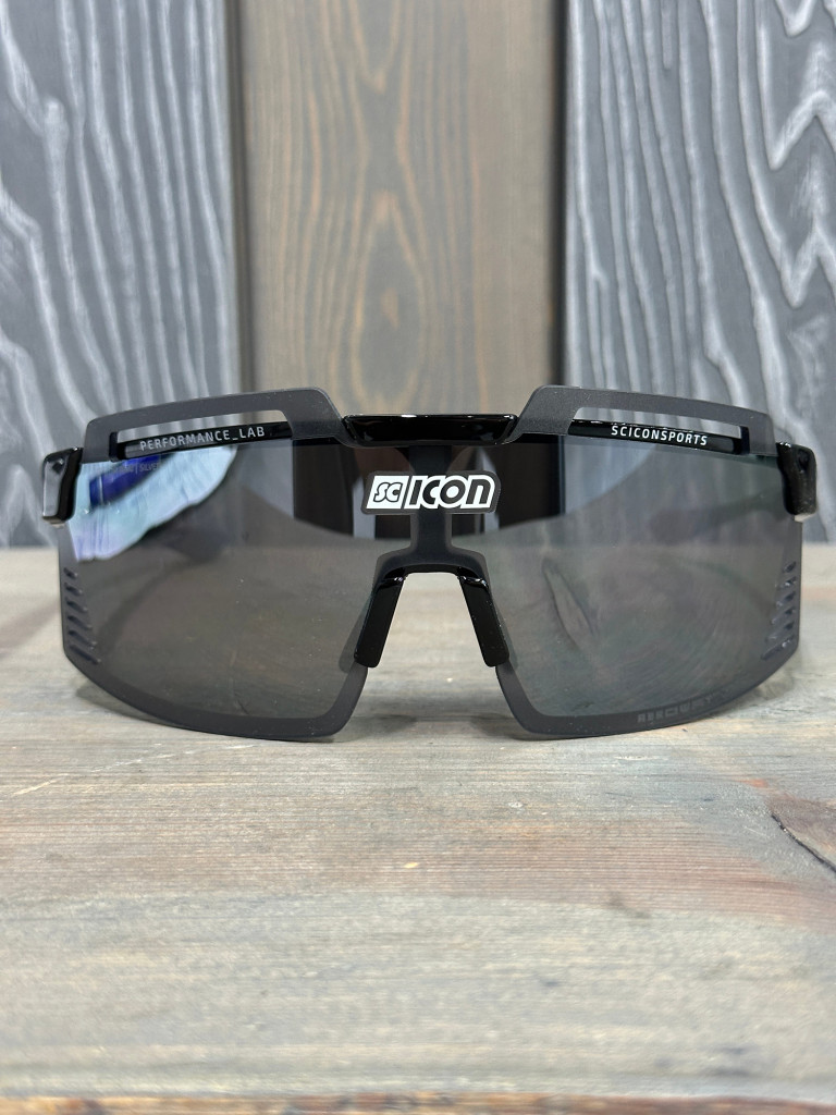 Очки спортивные Scicon AeroWatt Foza оправа Black Gloss линза SCNPP Multimirror Silver