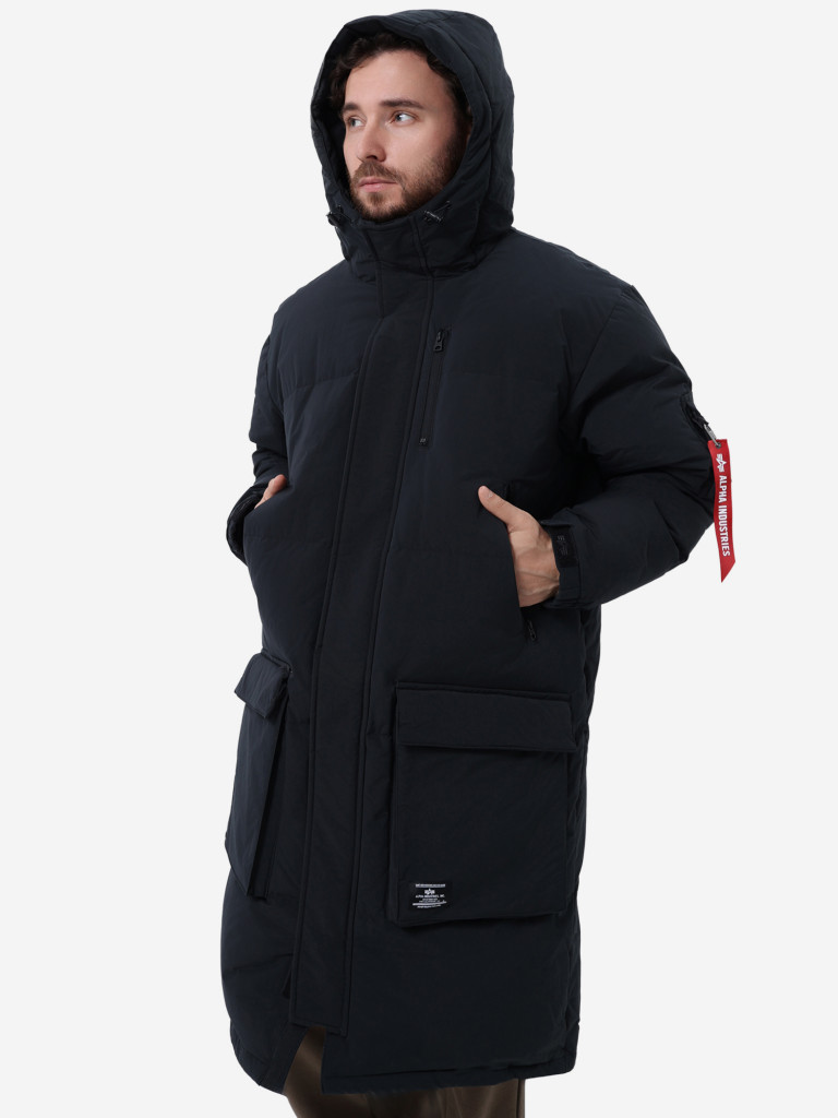 Пуховик длинный зимний мужской Long Puffer Parka Alpha Industries