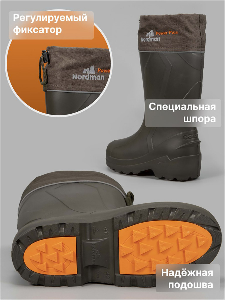 Сапоги резиновые Nordman Power Plus с ТЭП подошвой
