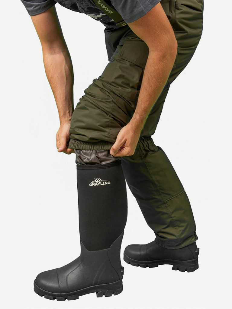 Костюм для рыбалки мужской GRAYLING, скат демисезонный -15, хаки
