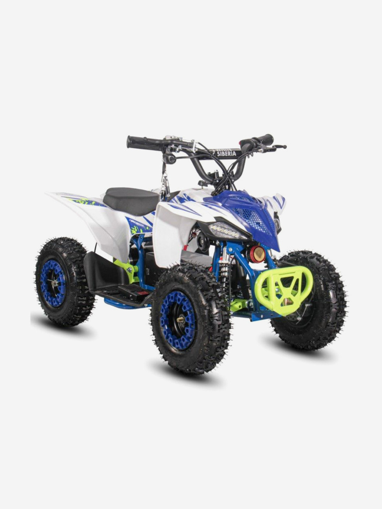 Детский электроквадроцикл White Siberia Sneg Leto R 1000W 36V 12Ah синий