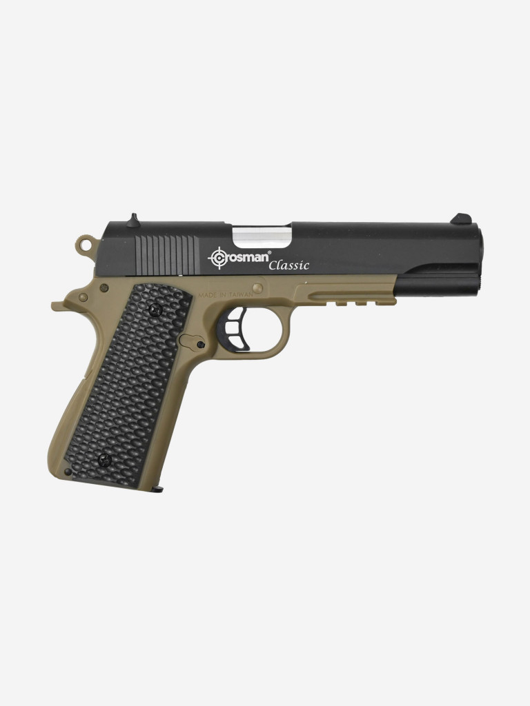 Пистолет пневматический Crosman S1911 , кал.4,5мм S1911KT Черный цвет —  купить за 4790 руб. со скидкой 9 %, отзывы в интернет-магазине Спортмастер