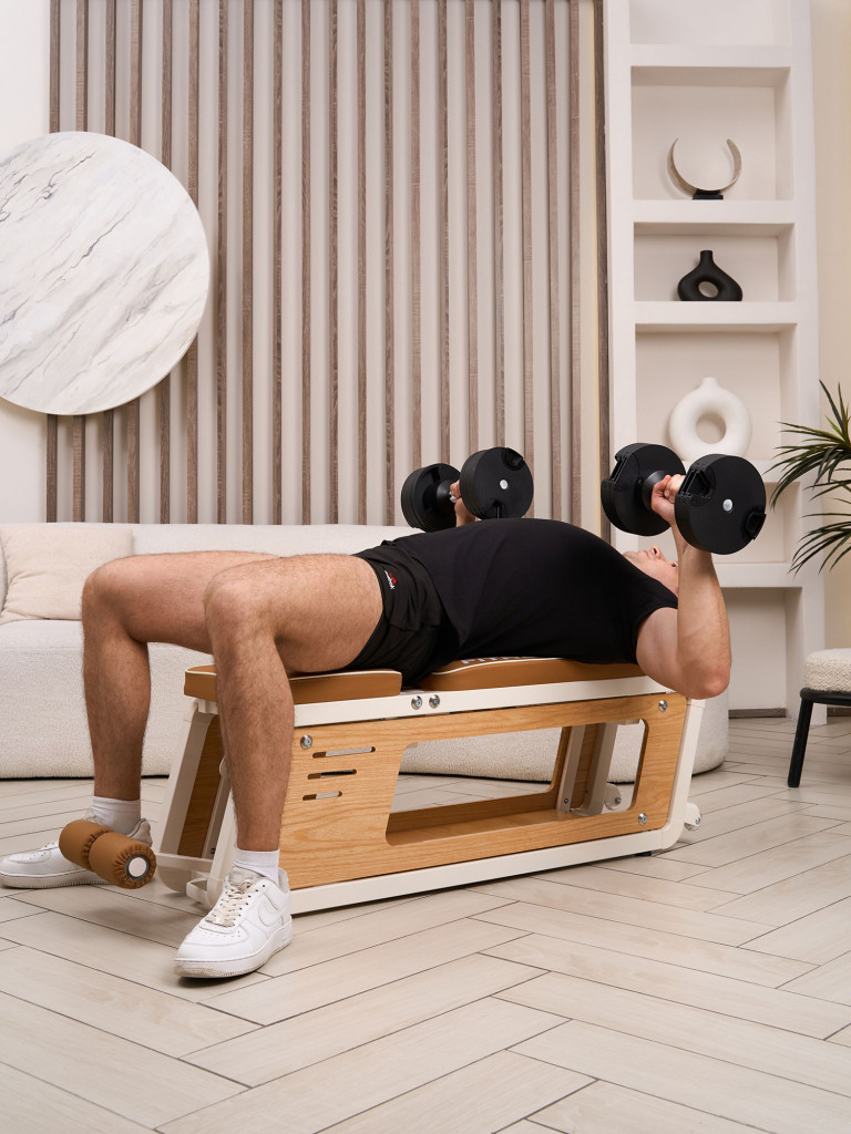 Многофункциональная регулируемая скамья Fitronix Pure Wood