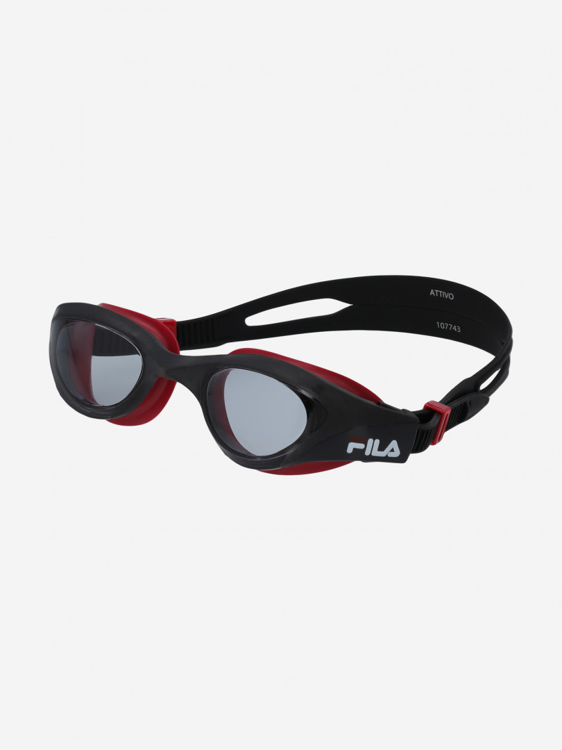 фото Очки для плавания fila attivo, красный