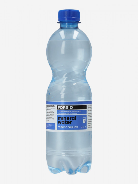 Вода минеральная газированная Forsio, 0.5 л