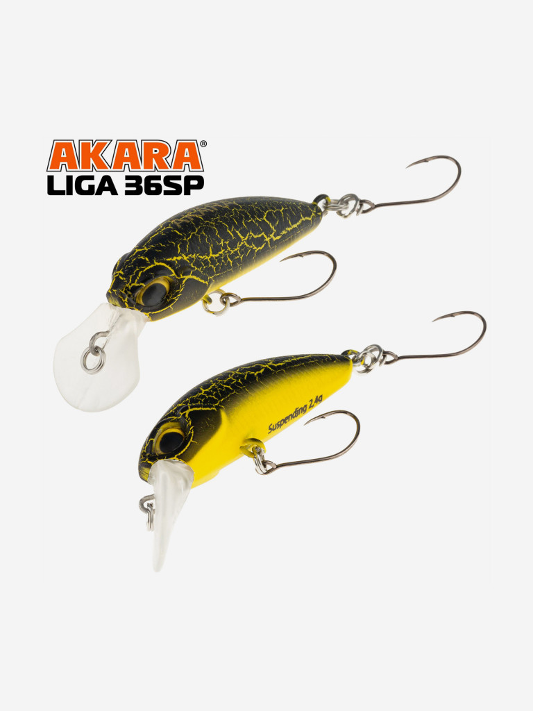 Воблер Akara Liga 36SP минноу суспендер на форель 2,4гр A199