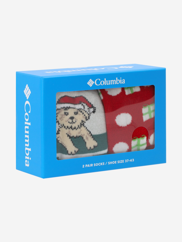 Носки Columbia Puppy Love Medium Weight Thermal Crew Brushed 2 PK Gift Box, 2 пары