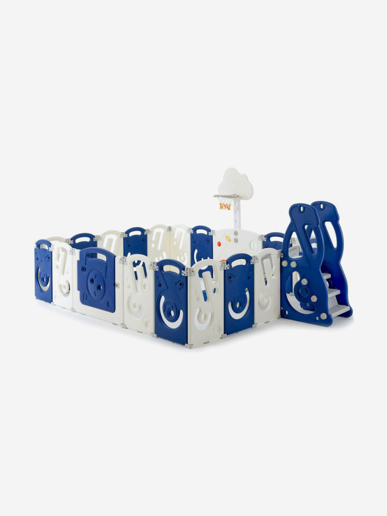 Манеж UNIX Kids SUPREME Music 200x240 Blue