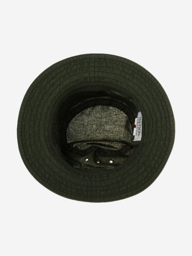 Панама STETSON 2811101 BUCKET DELAVE (оливковый)