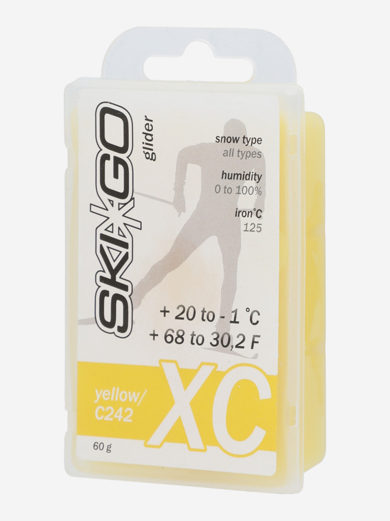 Мазь скольжения для беговых лыж Ski Go XC +20/-1, 60 г
