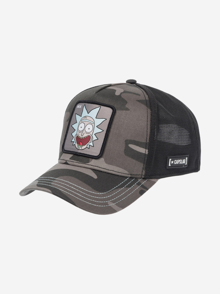 Бейсболка с сеточкой CAPSLAB CL/REM5/1/PCT/RMB Rick and Morty Rick (серый)