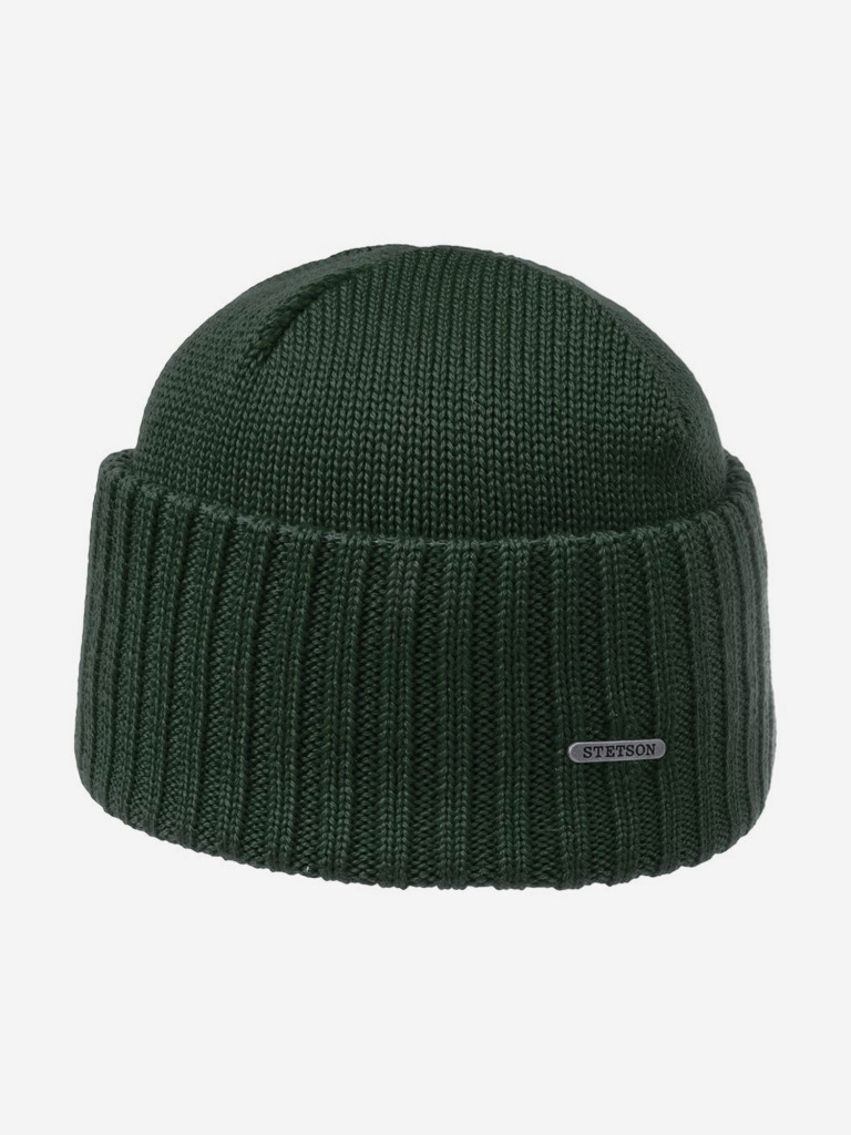 Шапка с отворотом STETSON 8519301 NORTHPORT (оливковый)