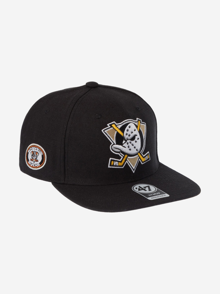 Бейсболка с прямым козырьком 47 BRAND H-SRS25WBP-BKM Anaheim Ducks NHL