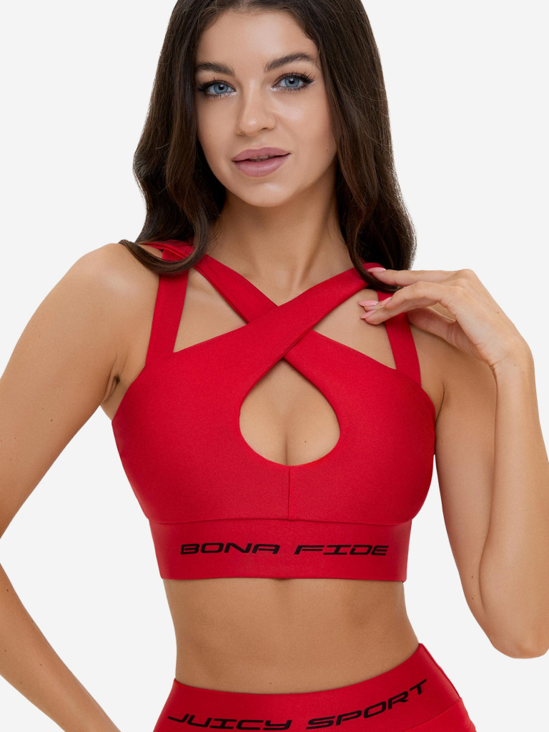 Спортивный топ Bona Fide: Heart CrushTop "Juicy Red"