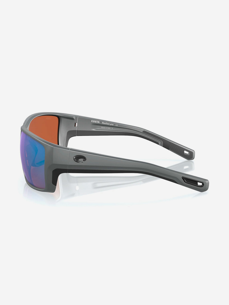 Очки поляризационные Costa Del Mar Reefton PRO 580G, XL, regular fit, matte gray/green mirror
