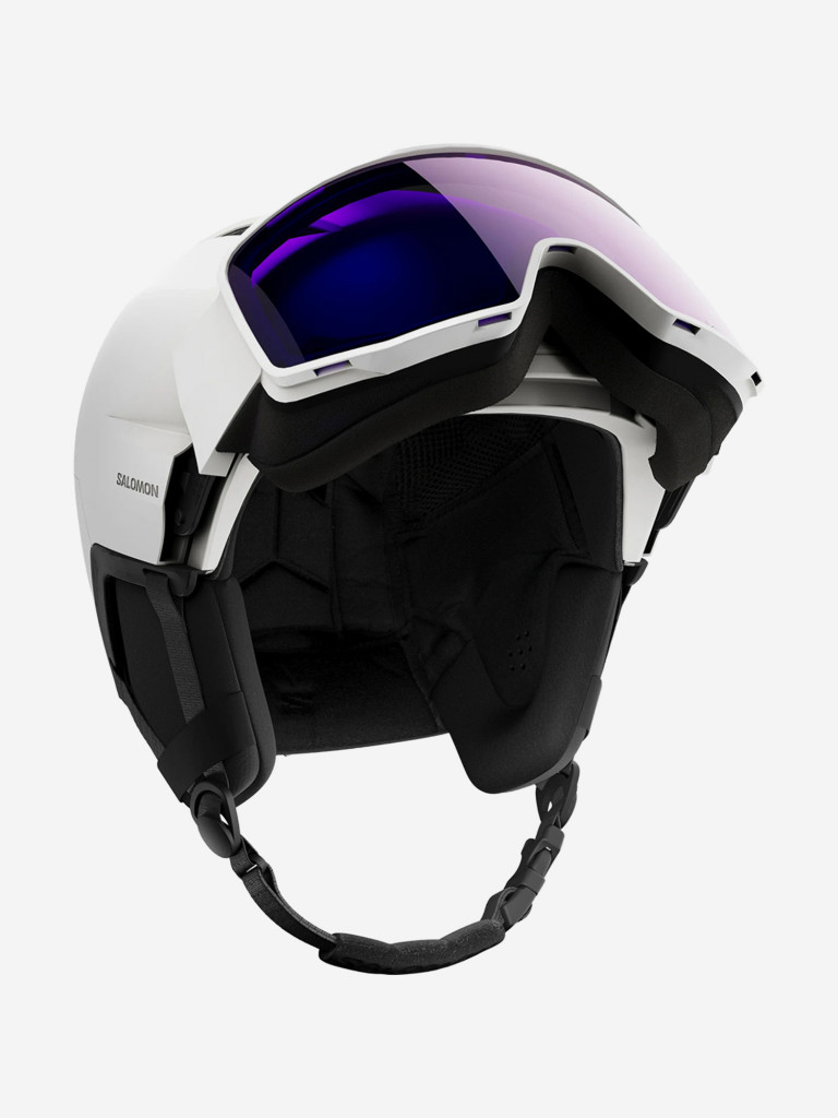 Горнолыжный шлем с визором Salomon Driver Pro Sigma Photo MIPS Белый Cat. 1-3