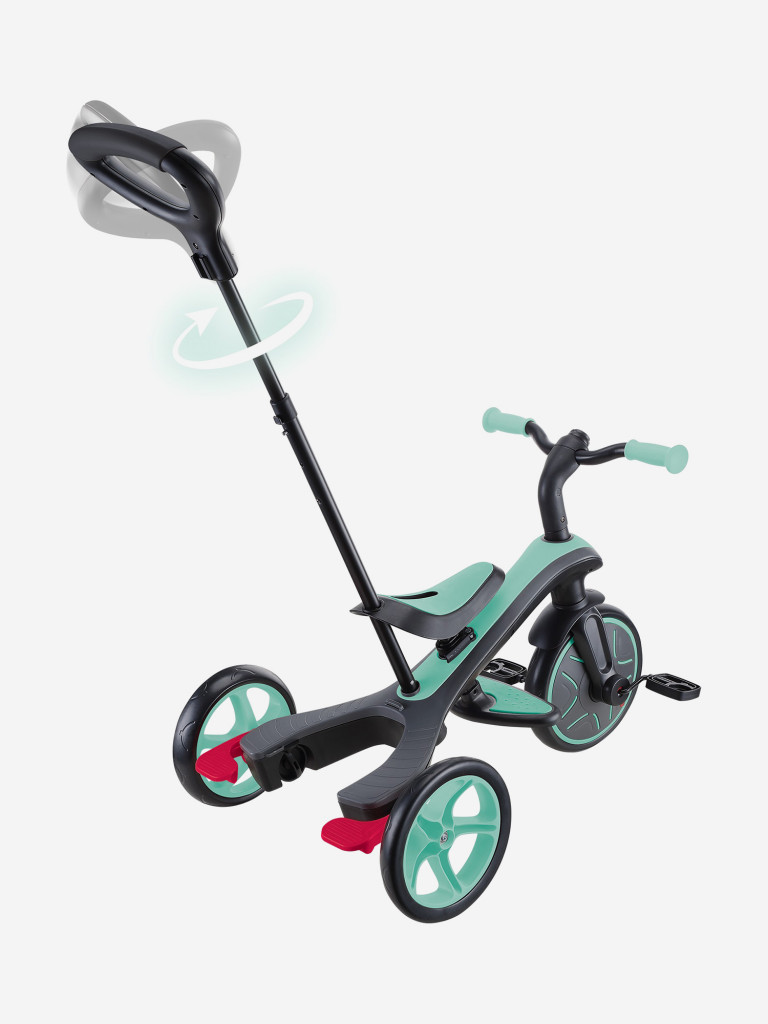 Трехколесный велосипед-беговел Globber TRIKE EXPLORER (4в1)