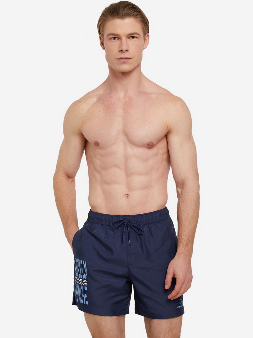 фото Шорты плавательные мужские kappa, синий