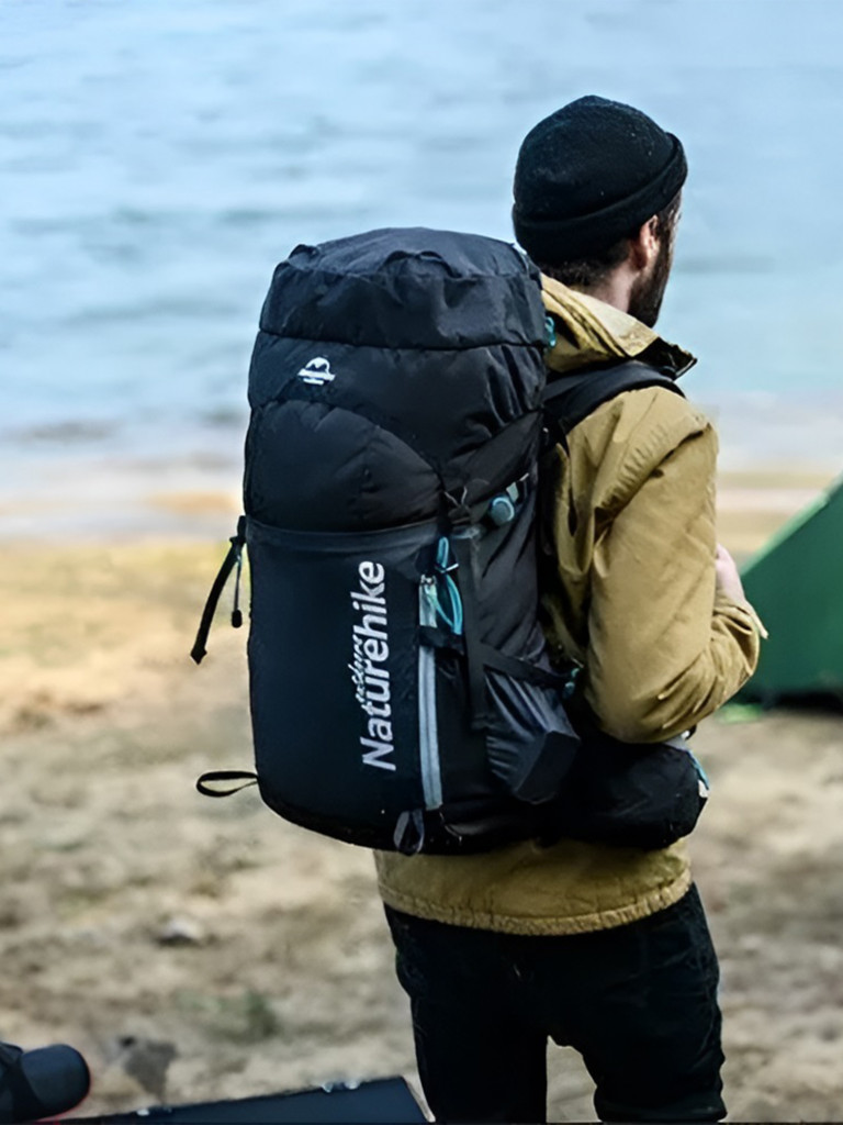 Рюкзак туристический Naturehike, 45л, черный