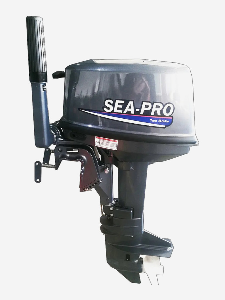 Двухтактный лодочный мотор SEA-PRO T 9.8S New + бак 12л.