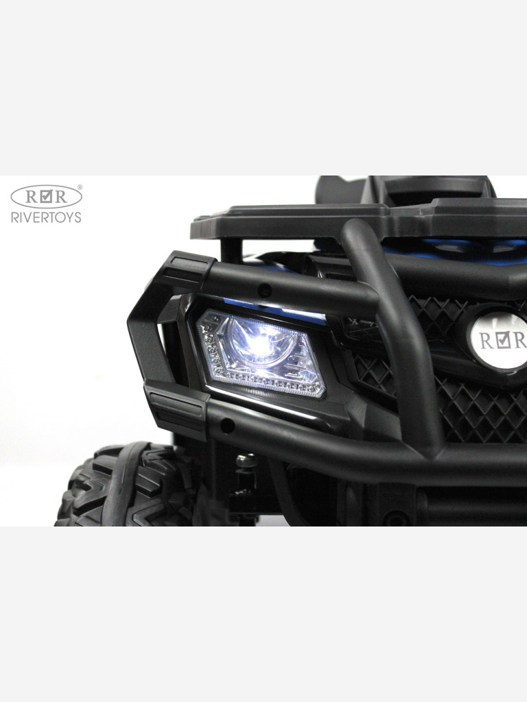 Детский электроквадроцикл RIVERTOYS T001TT 4WD синий