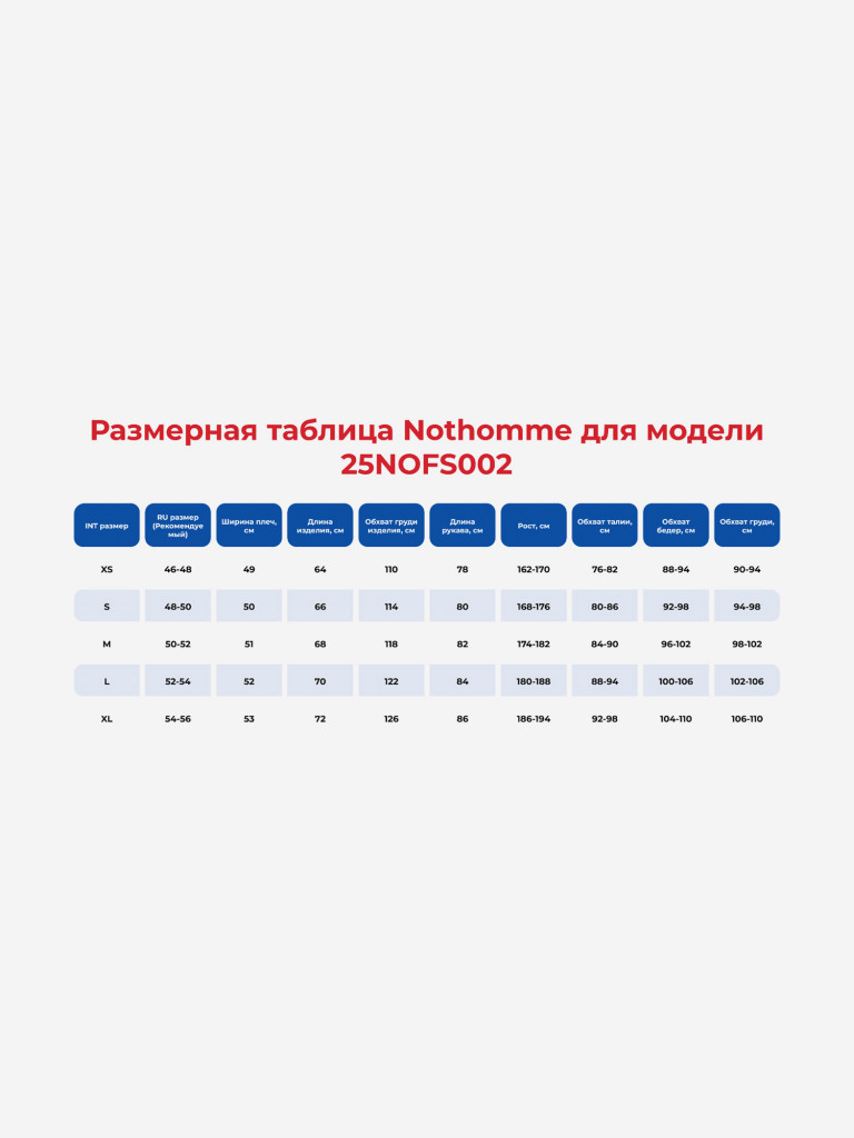 Куртка унисекс NOTHOMME MONTEREST SHUN TIME
