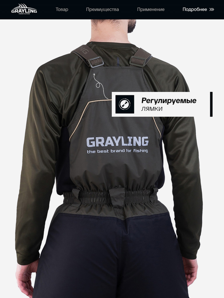 Костюм для рыбалки Камчатка МАГМА GRAYLING, зимний -45, хаки