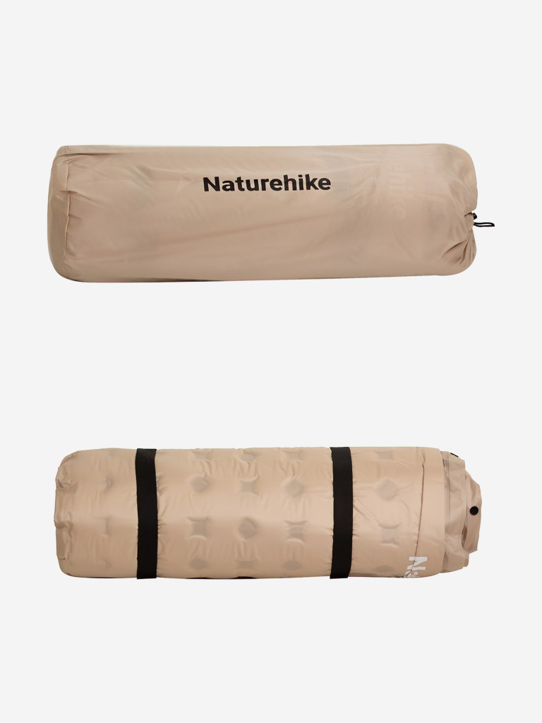 Коврик надувной двойной Naturehike D series, бежевый