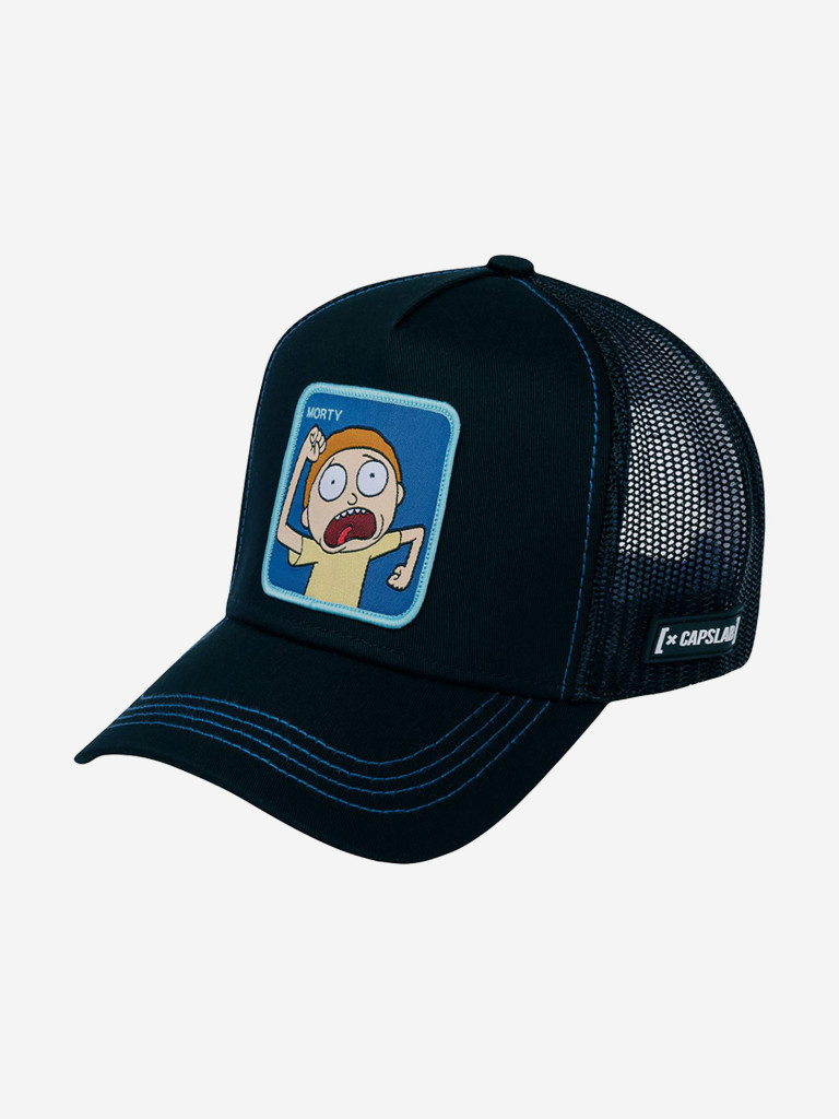 Бейсболка с сеточкой CAPSLAB CL/REM/1/MOR1 Rick and Morty Run Morty (черный)