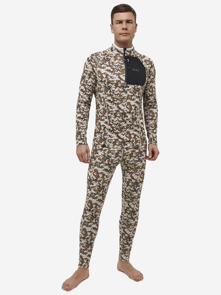 Термобелье лонгслив для охоты и рыбалки мужской H.U.T. YUGAN