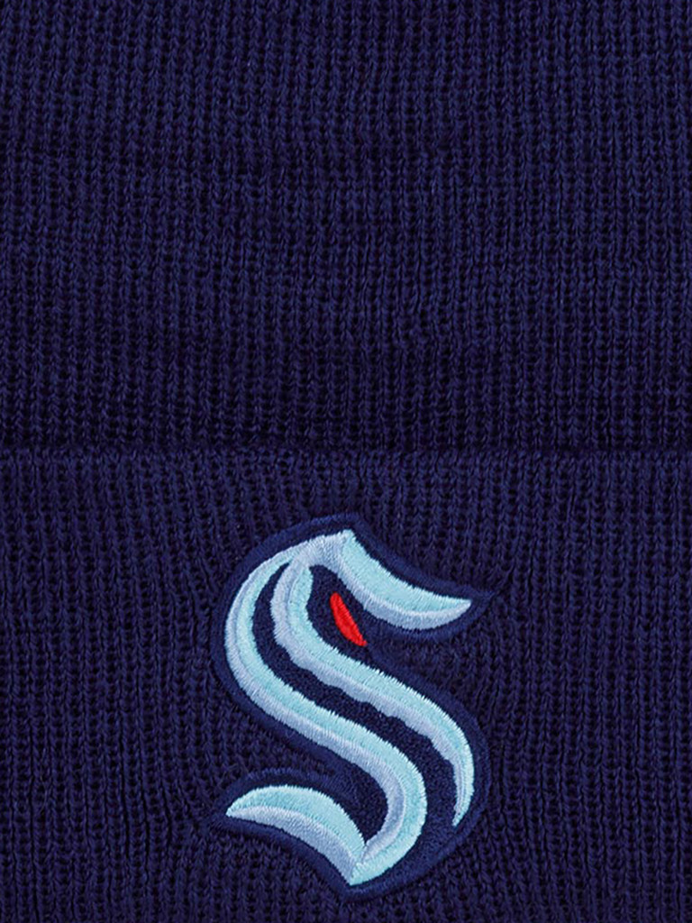 Шапка с отворотом AMERICAN NEEDLE 39712A-SEK Seattle Kraken Basic NHL (синий)