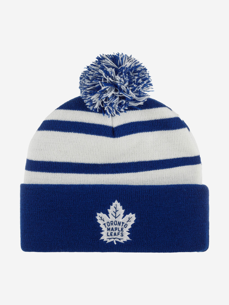 Шапка с помпоном MITCHELL NESS KTPCLD21212-TMLBLUE Toronto Maple Leafs NHL (синий)
