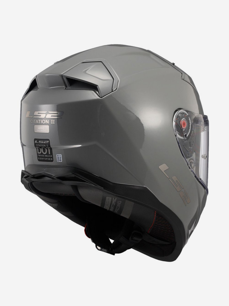 Мотошлем LS2 FF811 VECTOR II SOLID (серый, глянцевый, NARDO GREY)