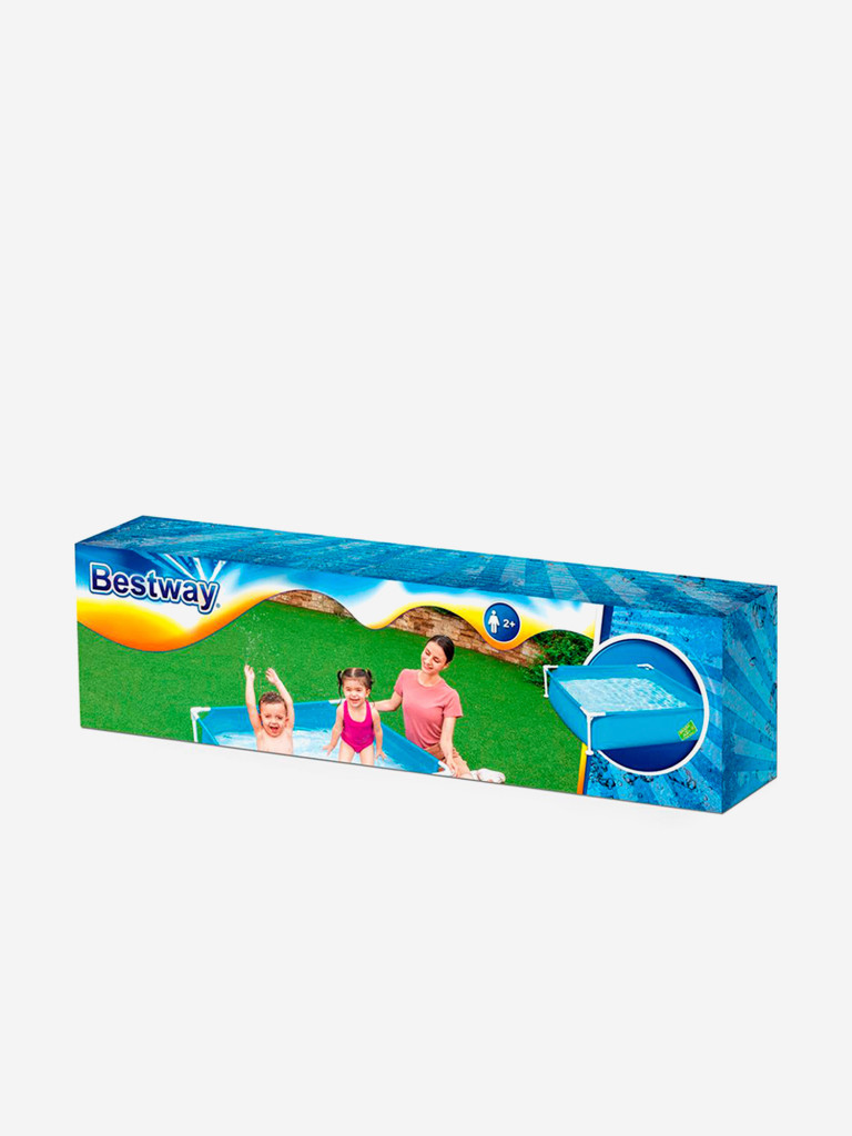 Бассейн Bestway 56217 каркасный My First Pool 122х122х30,5см от 2 лет