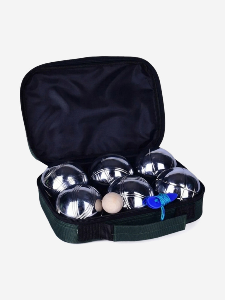 Петанк PLAMPY, 6 стальных шаров,командная игра для компании