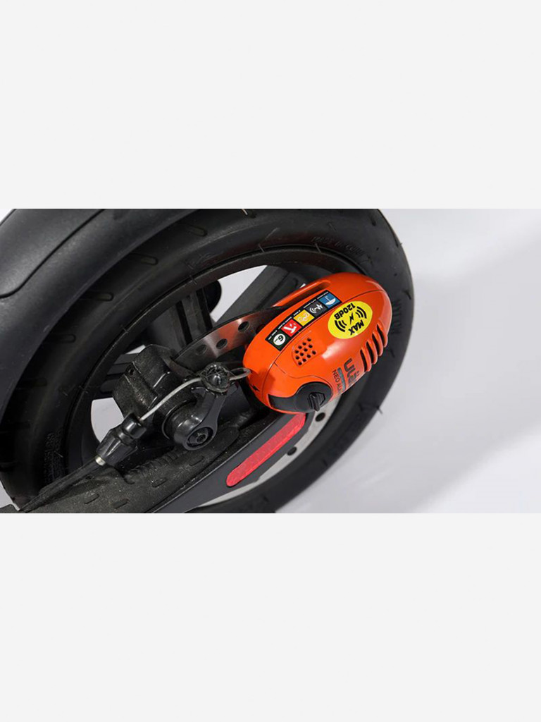 Велосипедный замок Ulac Air Alarm Disc Lock Orange