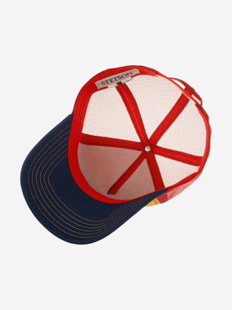 Бейсболка с сеточкой STETSON 7761163 TRUCKER CAP MOTOCROSS TEAM (оранжевый)
