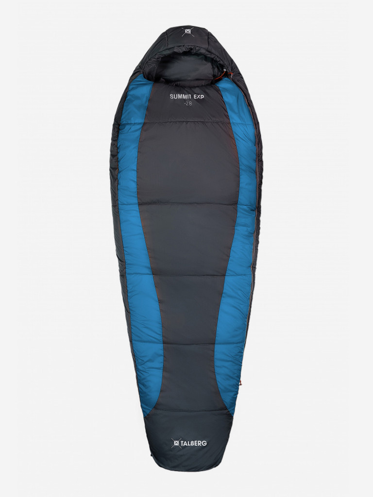 Спальный мешок Talberg SUMMIT EXP -28 C (серый/синий правый)