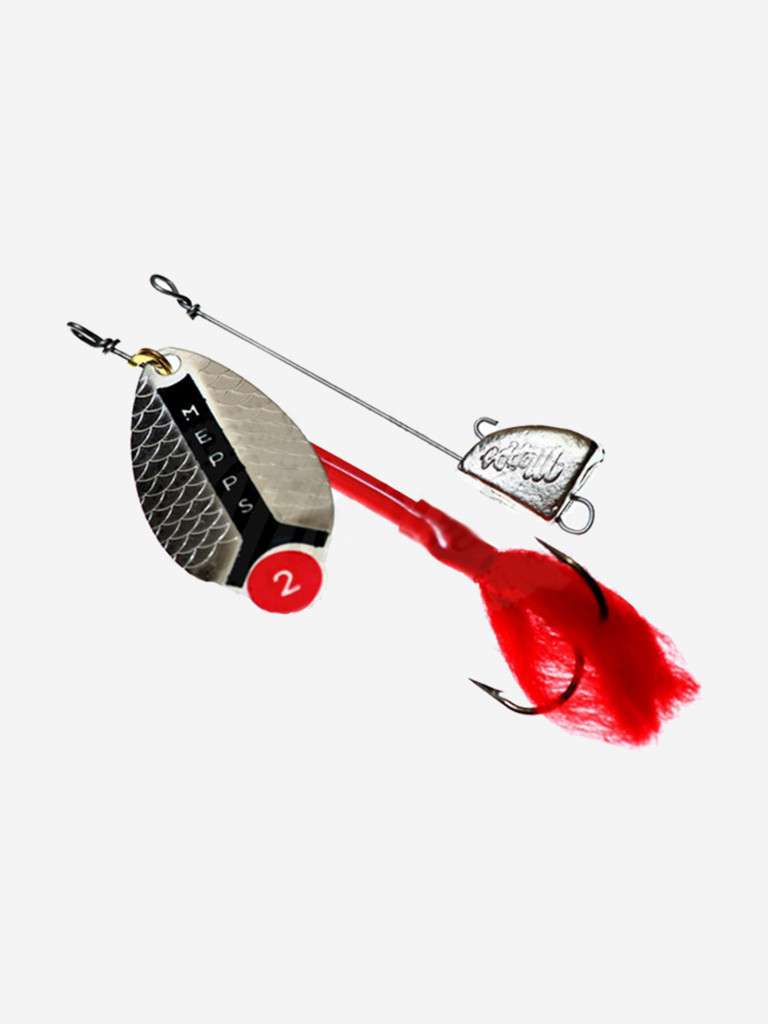 Блесна для рыбалки вертушка Mepps LUSOX, 2, Silver (блистер)