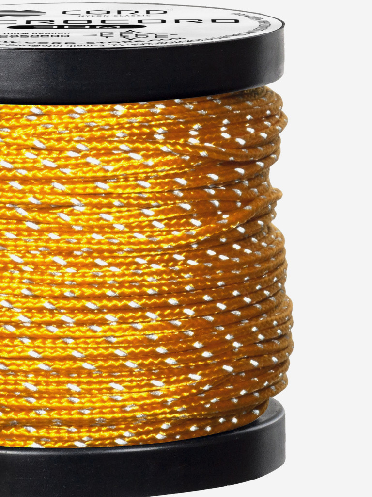Микрокорд CORD катушка 30м светоотражающий (gold)