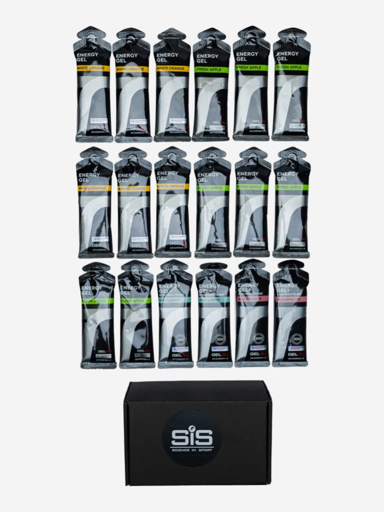Гели углеводные и электролитные Gel4u Energy Gel, Набор из 18 шт.