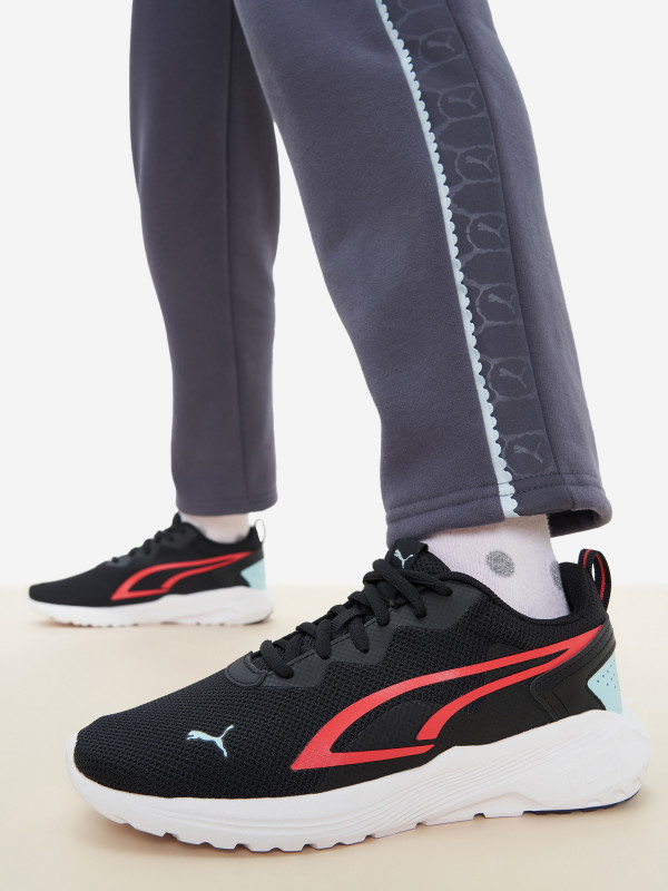 Кроссовки для девочек PUMA All-Day Active Jr арт. 387386 черный/оранжевый цвет — купить за 2999 руб. со скидкой 50 %, отзывы в интернет-магазине Спортмастер